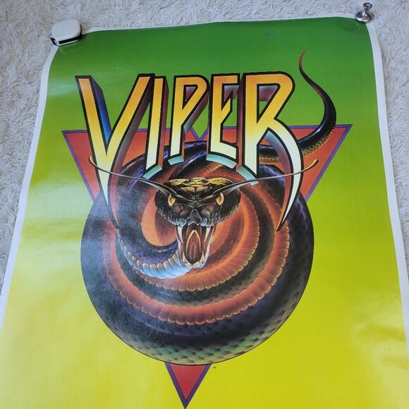 Vintage Disney Magic Kingdom Viper Poster 80s 90s - Picture 4 of 10